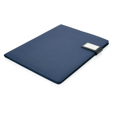 conferentie map Basic Tech A4 polyester/PU blauw