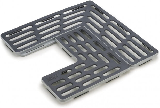 gootsteenmat Sink Saver 28,5 cm grijs 2-delig