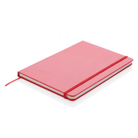 notitieboek Hard Cover A5 karton/PU rood