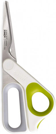 keukenschaar PowerGrip 22 x 9 cm RVS wit/groen