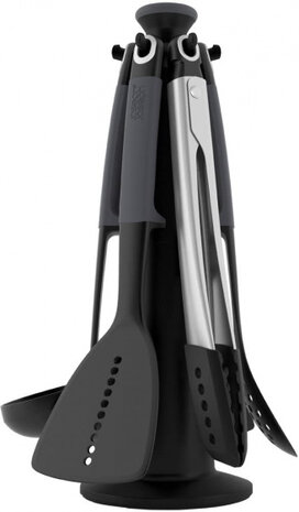 keukengerei Elevate 34 x 23 cm nylon grijs 7-delig