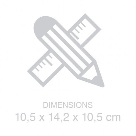 oliefles Basics 500 ml 14,2 x 10,5 cm glas transparant