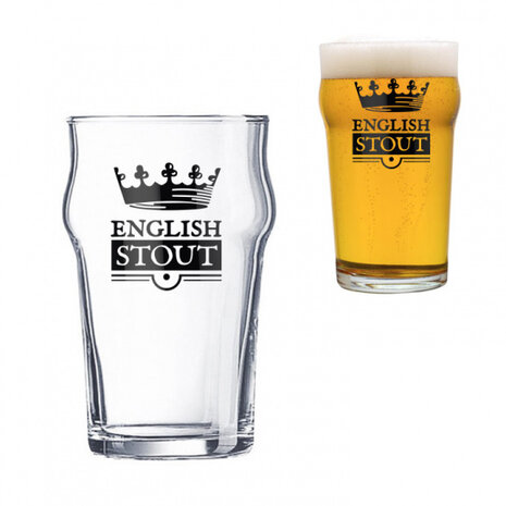 bierglazenset l&#039;H&eacute;doniste 22 x 7,5 cm glas transparant
