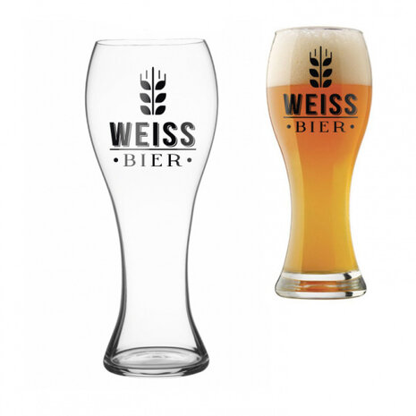 bierglazenset l&#039;H&eacute;doniste 22 x 7,5 cm glas transparant