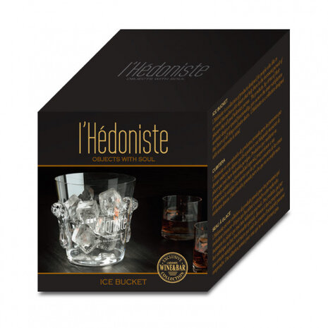 ijsemmer l&#039;H&eacute;doniste 13,5 x 17 cm glas transparant