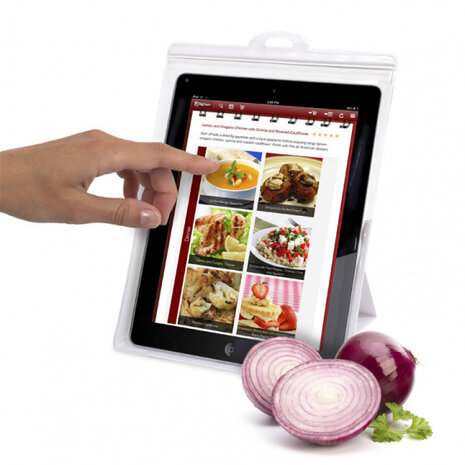 tablethouder iChef 29 x 20,7 cm PVC wit