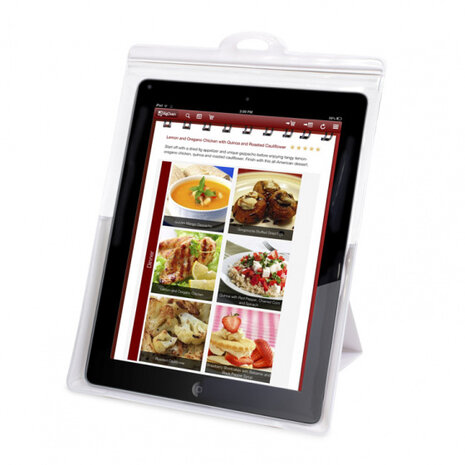 tablethouder iChef 29 x 20,7 cm PVC wit