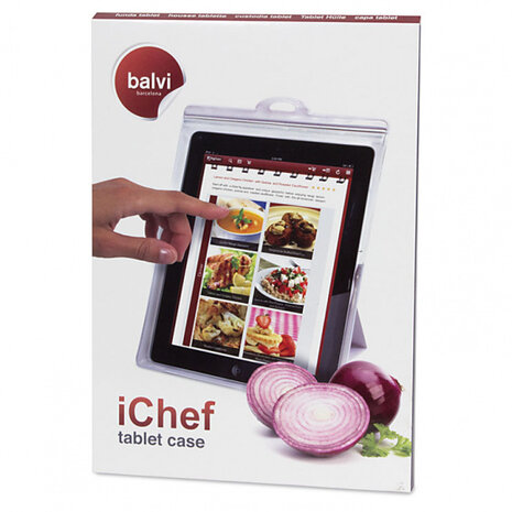 tablethouder iChef 29 x 20,7 cm PVC wit