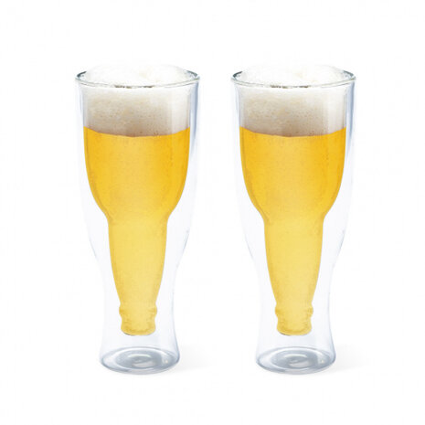 bierglazen Gravity 250&nbsp;ml 18 x 7,5 cm glas 2 stuks