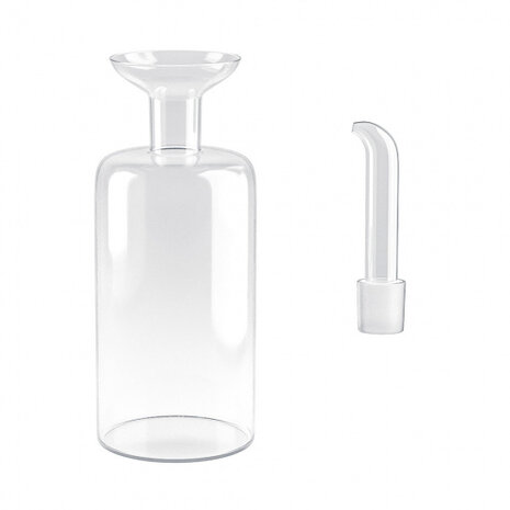 oliefles Basics 500 ml 24,5 x 7,5 cm glas transparant