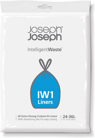 vuilniszak Intelligent Waste 24-36 liter zwart 20 stuks