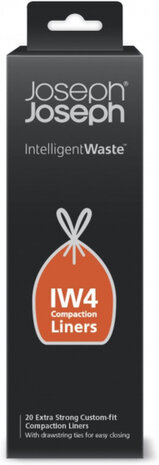 vuilniszak Intelligent Waste 90 liter zwart 20 stuks