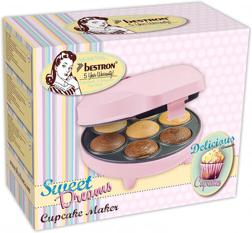 cupcakemaker 27,5 cm RVS roze