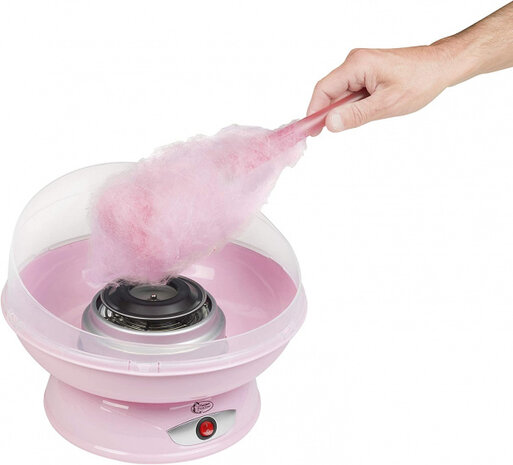 suikerspinmachine 24 cm junior roze