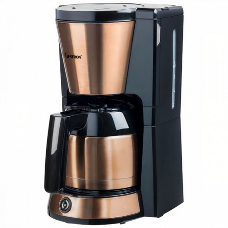 koffiezetapparaat met thermoskan 35 cm staal koper