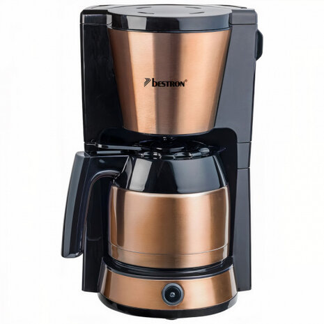 koffiezetapparaat met thermoskan 35 cm staal koper