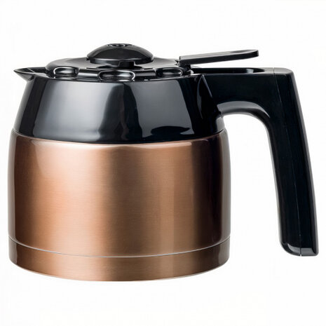 koffiezetapparaat met thermoskan 35 cm staal koper