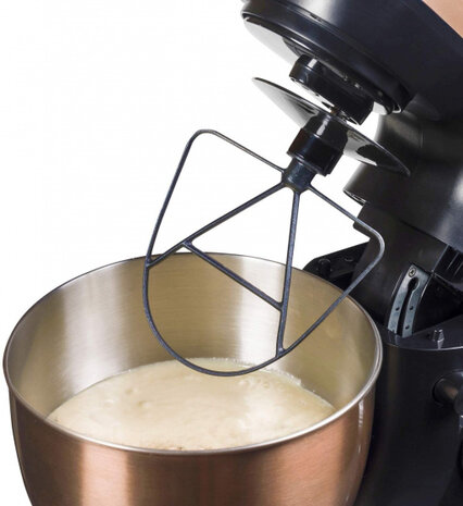 keukenmachine 35 cm RVS koper/zwart