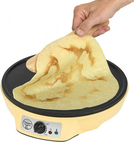 cr&ecirc;pemaker Sweet Dreams 1000W 30 cm geel