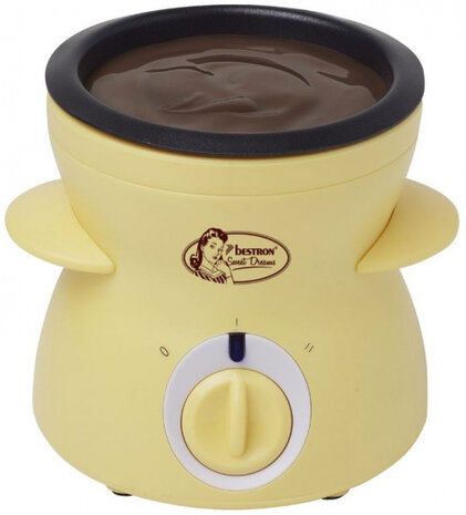 chocoladefondue Sweet Dreams 0,3 L 25W 13,5 cm geel