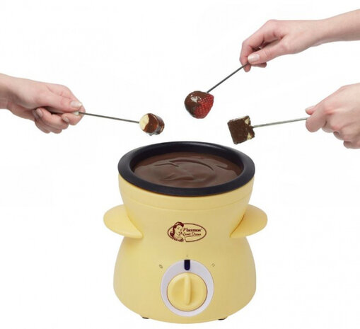 chocoladefondue Sweet Dreams 0,3 L 25W 13,5 cm geel