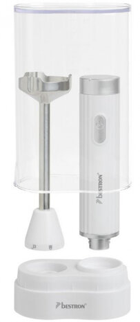staafmixer in opbergbox 400W 23 cm RVS wit