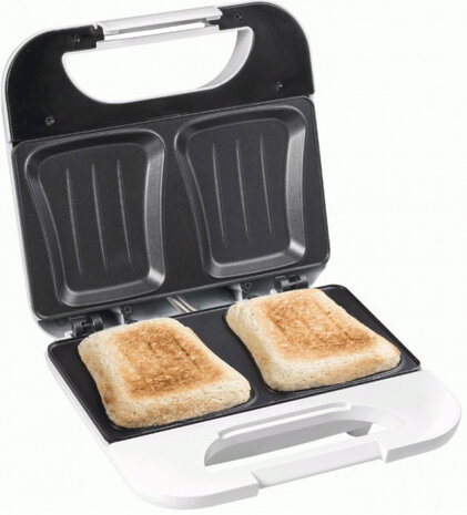 tosti-ijzer 750W 22,5 x 21,5 wit