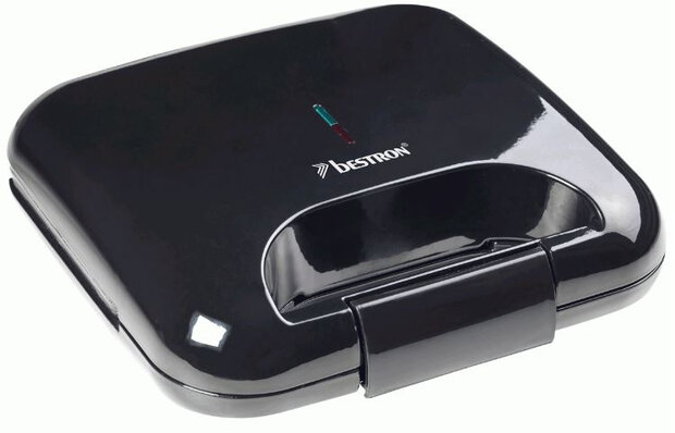 tosti-ijzer 750W 22,5 x 21,5 zwart