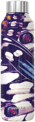 drinkfles Violet 630 ml RVS paars/zilver