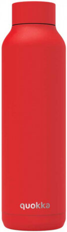 drinkfles Solid 630 ml RVS rood