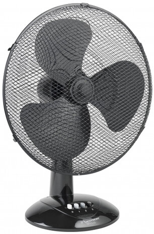 tafelventilator 45 cm 3 standen 80&deg; rotatie 45W zwart