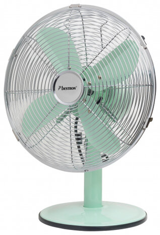 tafelventilator Retro 35 cm 3 standen 75&deg; 35W groen