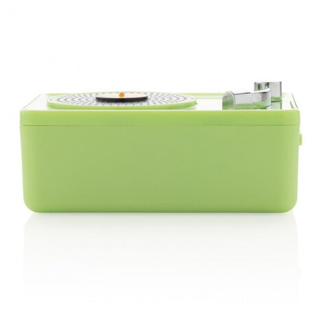 speaker draadloos 7,5 cm metaal groen