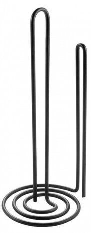 keukenrolhouder My Roll 15 x 32 cm metaal zwart