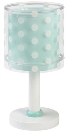 nachtlampje Stippen junior wit/blauw