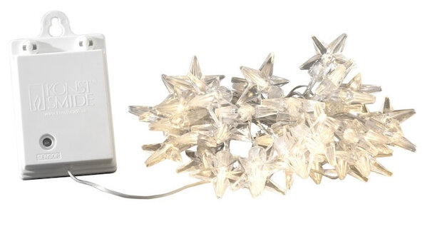 lichtsnoer sterretjes 40 led 4,4 meter transparant