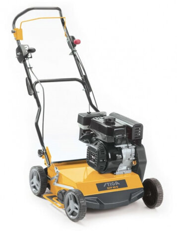 verticuteermachine SVP 40 G benzine 4000W 116 cm geel