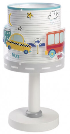 nachtlampje Verkeer junior 30 x 15 cm wit