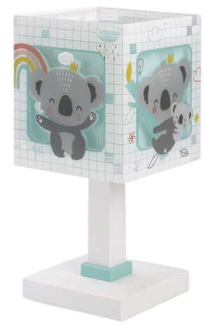 nachtlampje koala junior 30 x 15 cm wit/blauw