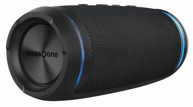 speaker BX-520 TWS Bluetooth AUX 19 cm donkergrijs