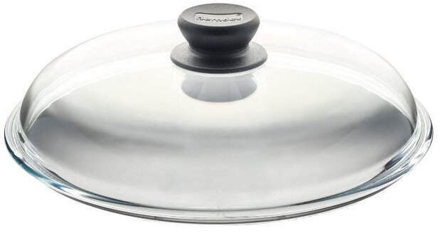 pannendeksel los 28 cm glas transparant