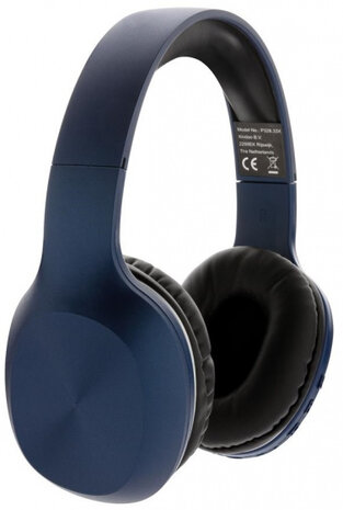 koptelefoon bluetooth 18,5 x 7,8 x 19 cm ABS blauw