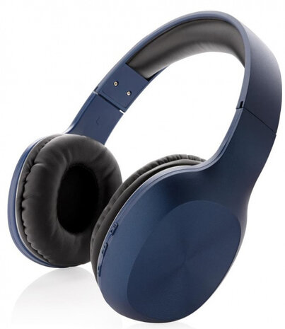 koptelefoon bluetooth 18,5 x 7,8 x 19 cm ABS blauw