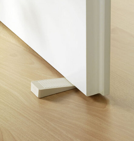 deurstopper 10 cm beige 2 stuks