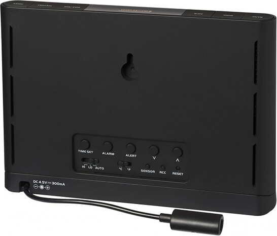 weerstation Comfort 5-in-1 202 mm zwart 3-delig