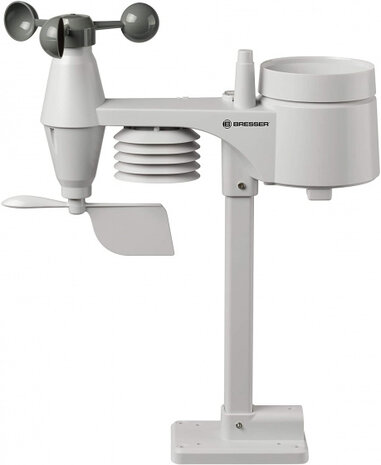 weerstation Comfort 5-in-1 202 mm zwart 3-delig