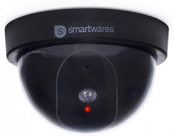 dummy-camera CS44D led 9,5 cm staal zwart 3-delig