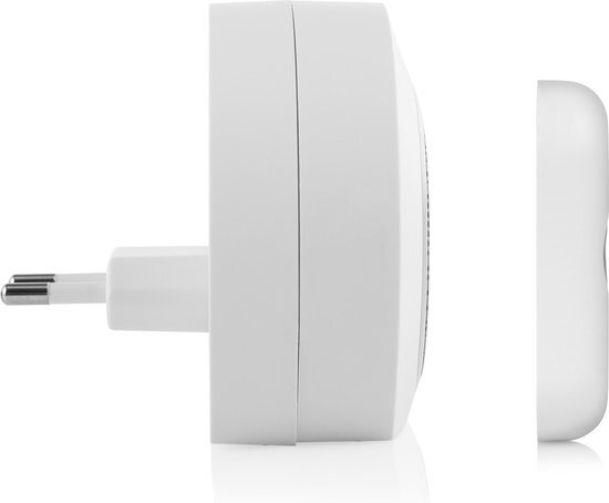 deurbelset DBY-23522 draadloos 8,6 cm wit 5-delig