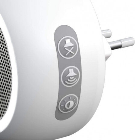 deurbelset DBY-23532 draadloos AUX-kabel wit 5-delig