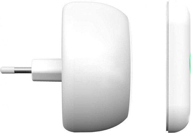 deurbelset DBY-23532 draadloos AUX-kabel wit 5-delig